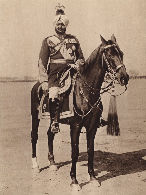 El Maharajá de Patiala (foto en blanco y negro) de English Photographer