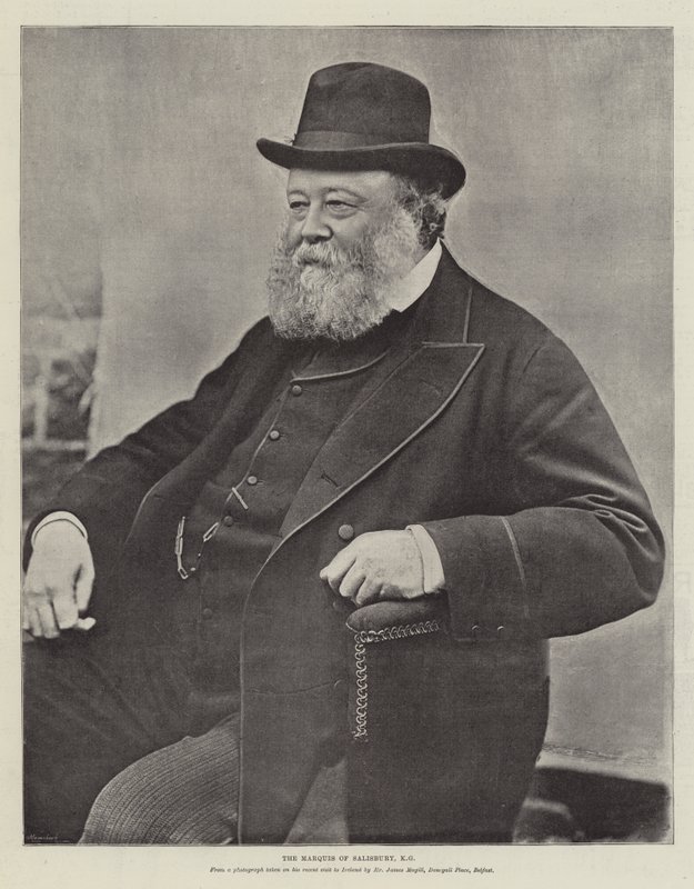El marqués de Salisbury, KG de English Photographer