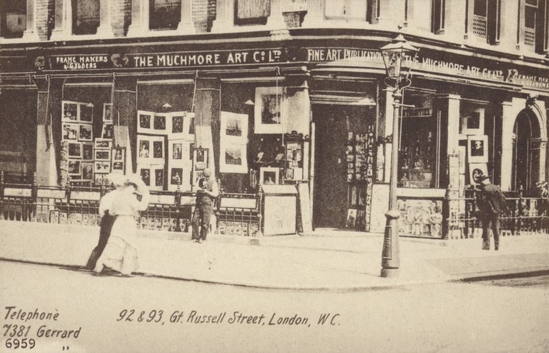 The Muchmore Art Co Ltd, 92 y 93, Great Russell Street, Londres, W C de English Photographer
