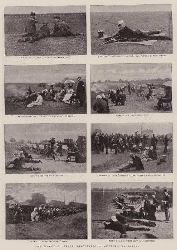 La reunión de la Asociación Nacional de Rifles en Bisley de English Photographer