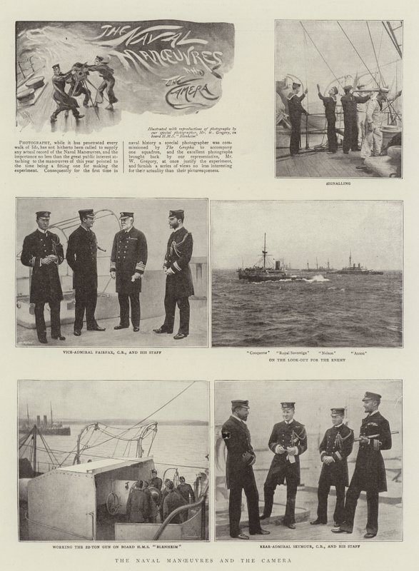Las maniobras navales y la cámara de English Photographer