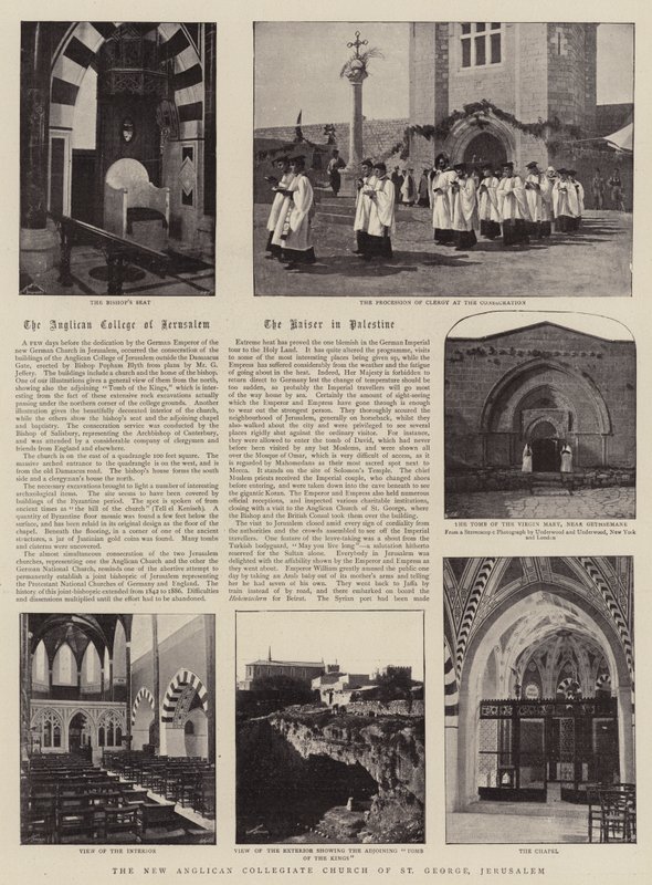 La nueva iglesia colegiada anglicana de San Jorge, Jerusalén de English Photographer