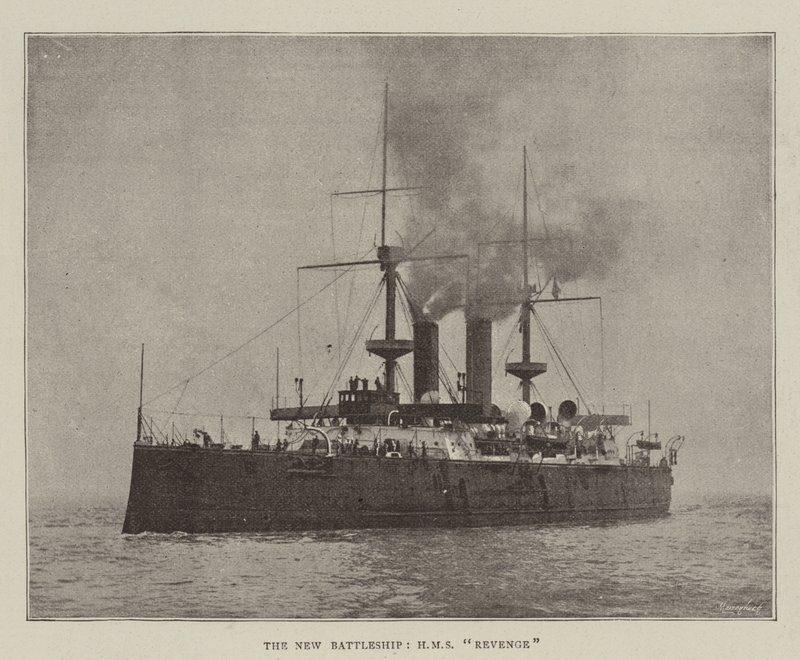 El nuevo acorazado, HMS Revenge de English Photographer