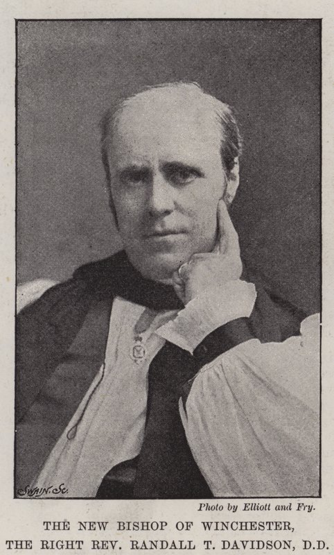 El Nuevo Obispo de Winchester, Reverendo Randall T Davidson, DD de English Photographer