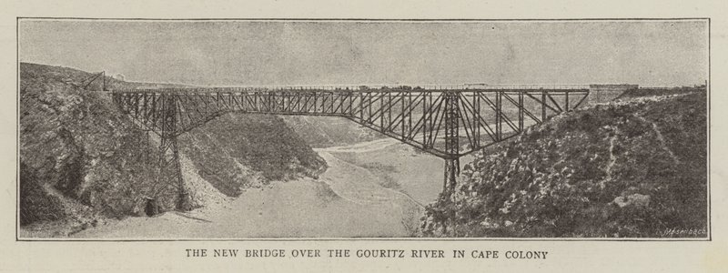 El nuevo puente sobre el río Gouritz en la Colonia del Cabo de English Photographer