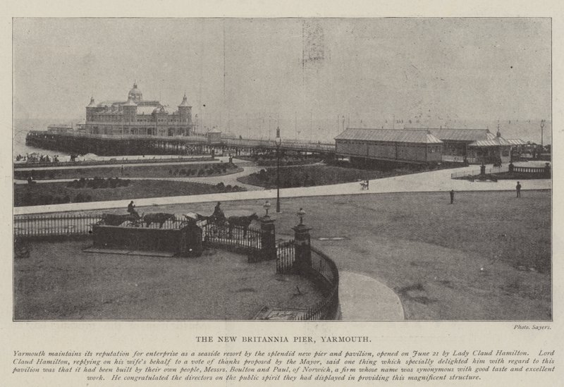El Nuevo Muelle de Britannia, Yarmouth de English Photographer