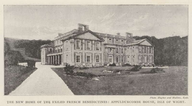 El Nuevo Hogar de los Benedictinos Franceses Exiliados, Appuldurcombe House, Isla de Wight de English Photographer