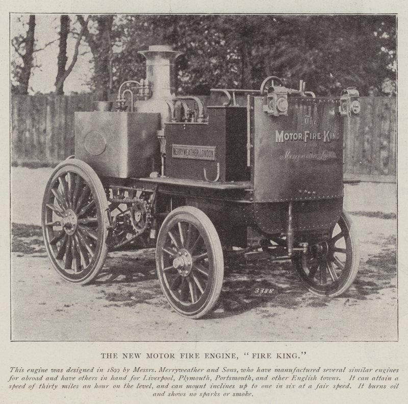El nuevo motor de bomberos, Fire King de English Photographer