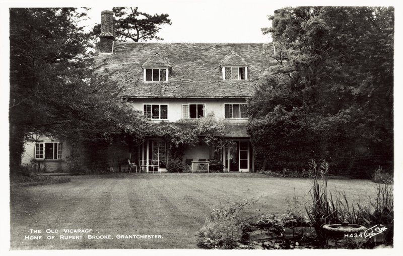 La vieja vicaría, hogar de Rupert Brooke, Grantchester, Cambridge de English Photographer