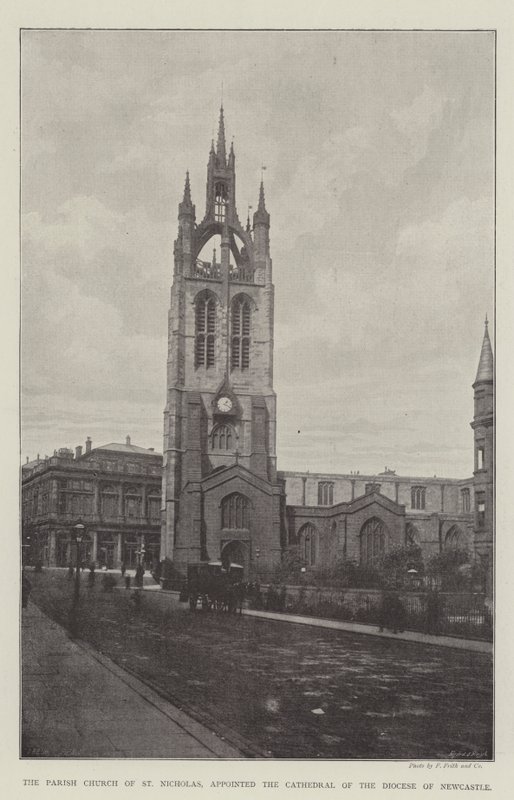 La Iglesia Parroquial de San Nicolás, designada Catedral de la Diócesis de Newcastle de English Photographer