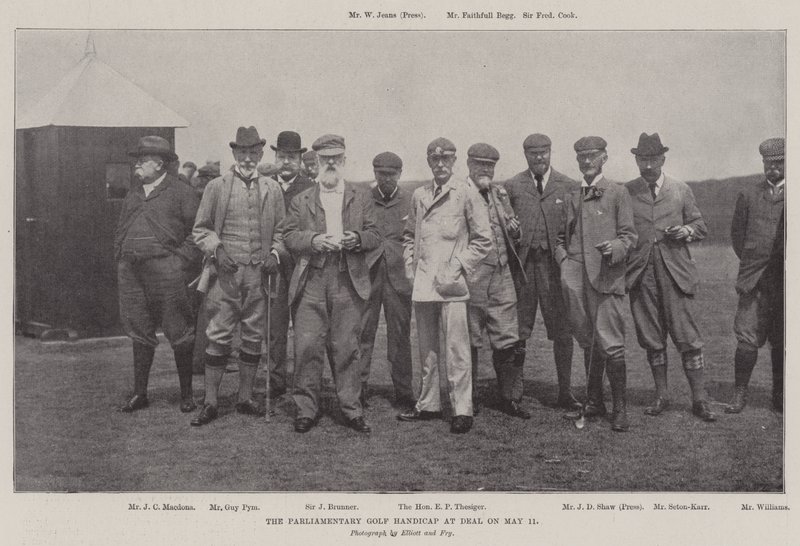 El handicap de golf parlamentario en Deal el 11 de mayo de English Photographer