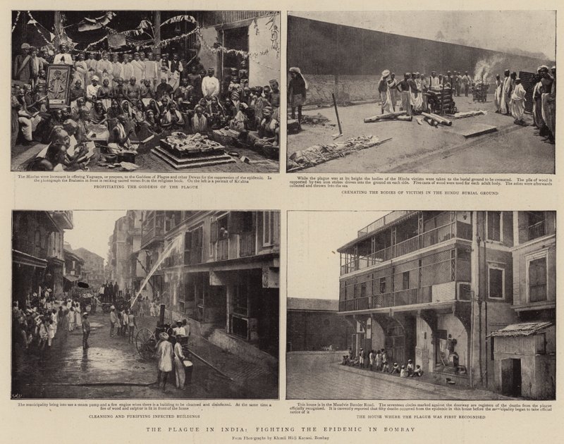 La Plaga en India, Luchando contra la Epidemia en Bombay de English Photographer