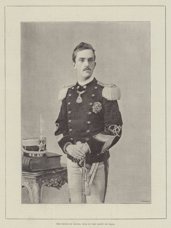 El Príncipe de Nápoles, heredero de la corona de Italia de English Photographer