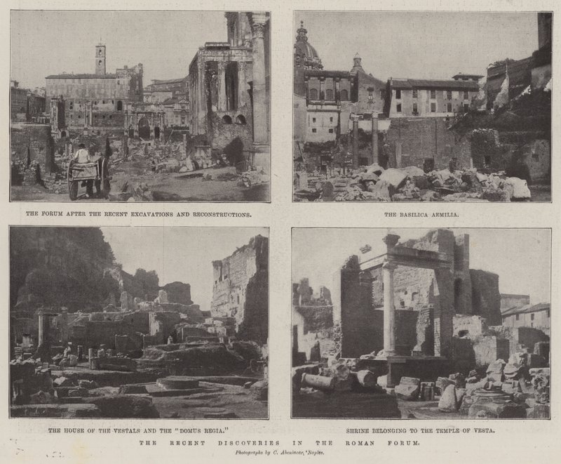 Los recientes descubrimientos en el Foro Romano de English Photographer