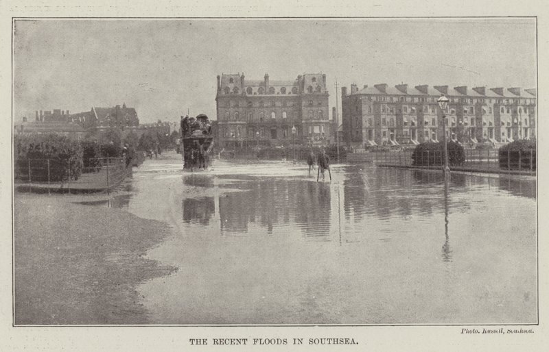 Las Recientes Inundaciones en Southsea de English Photographer