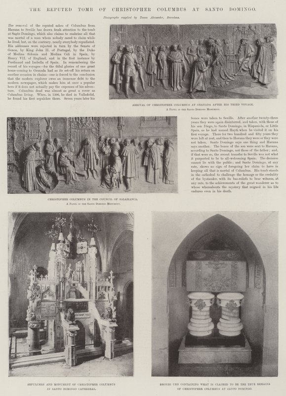 La supuesta tumba de Cristóbal Colón en Santo Domingo de English Photographer