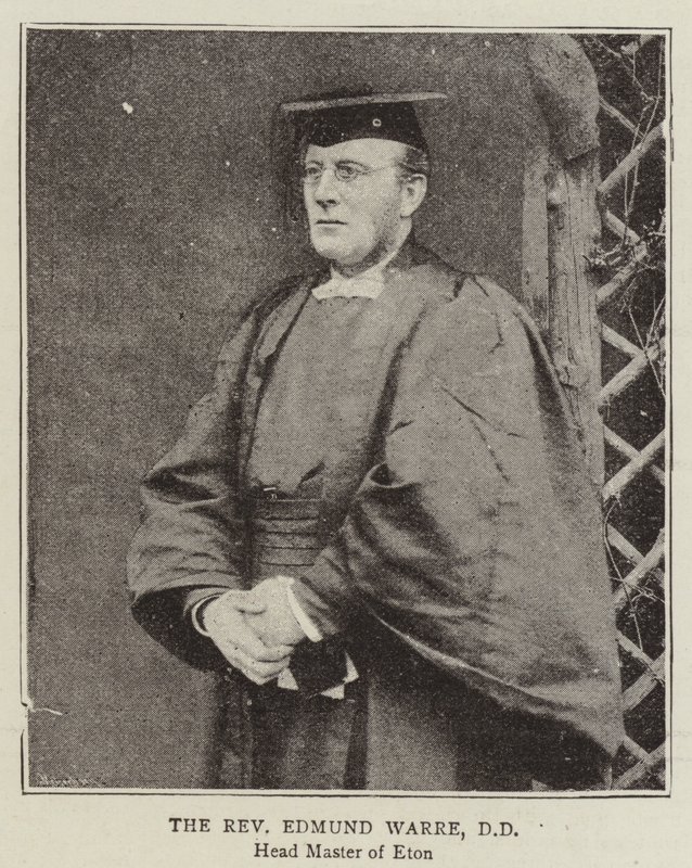El Reverendo Edmund Warre, DD de English Photographer