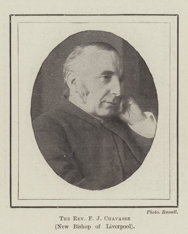 El Reverendo F J Chavasse, Nuevo Obispo de Liverpool de English Photographer