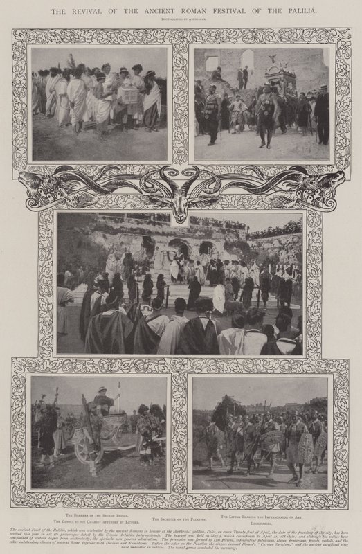 El renacimiento del antiguo festival romano de la Palilia de English Photographer