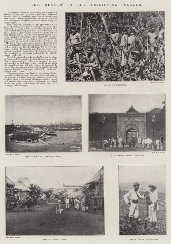 La revuelta en las Islas Filipinas de English Photographer