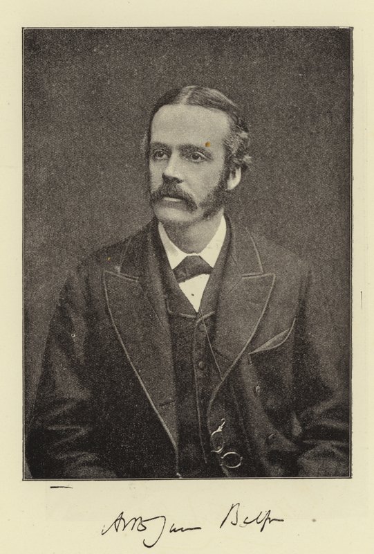 El Muy Honorable Arthur James Balfour, MP, Secretario Jefe para Irlanda y futuro Líder del Partido Conservador de English Photographer