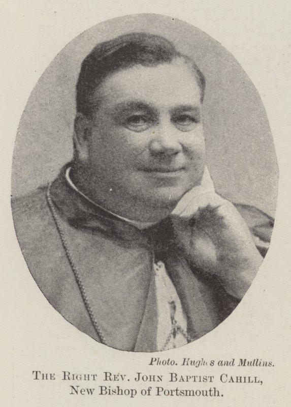 El reverendo John Baptist Cahill, nuevo obispo de Portsmouth de English Photographer