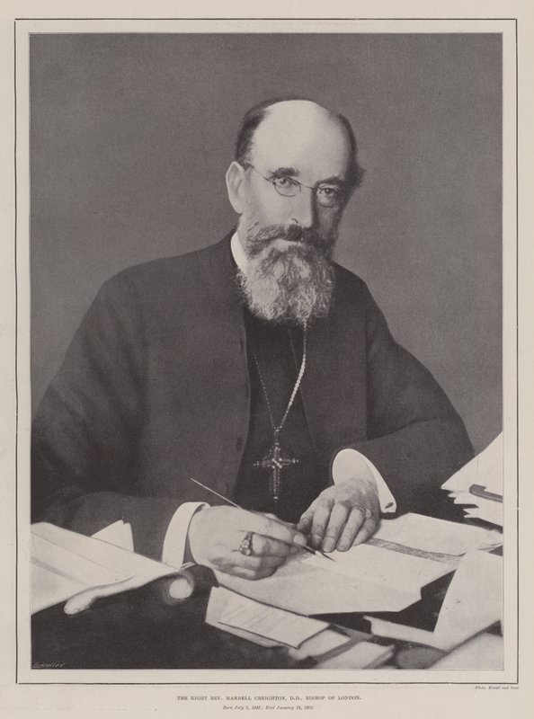 El reverendo Mandell Creighton, DD, obispo de Londres de English Photographer