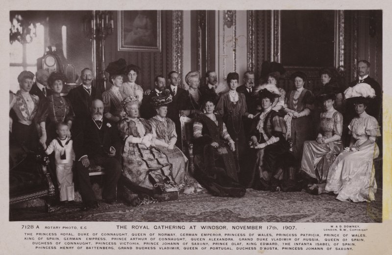 La Reunión Real en Windsor, 17 de noviembre de 1907 de English Photographer