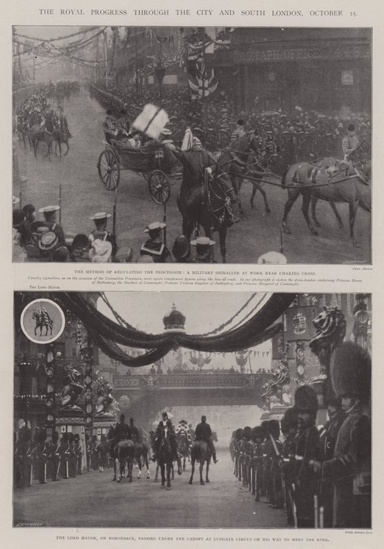 El progreso real por la ciudad y el sur de Londres, 25 de octubre de English Photographer