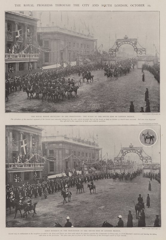 El progreso real por la ciudad y el sur de Londres, 25 de octubre de English Photographer
