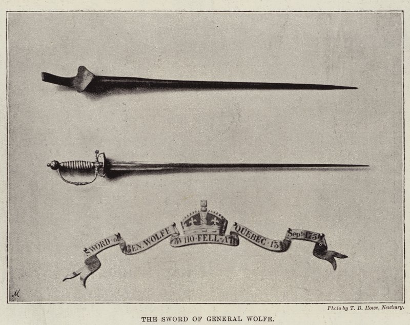 La espada del general Wolfe de English Photographer
