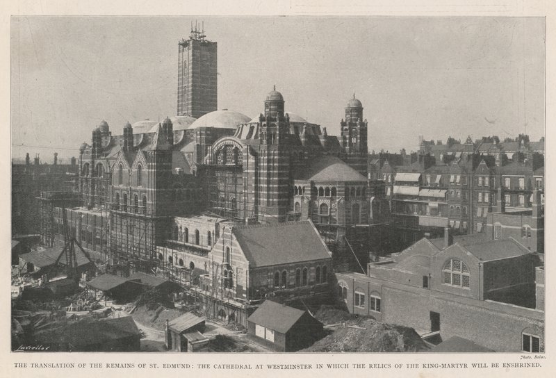 La Traslación de los Restos de San Edmundo, la Catedral en Westminster donde se Enshrinearán las Reliquias del Rey Mártir de English Photographer