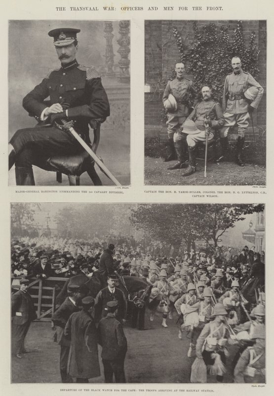 La Guerra del Transvaal, Oficiales y Hombres para el Frente de English Photographer