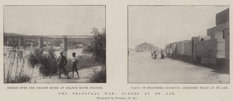 La guerra de Transvaal, escenas en De Aar de English Photographer