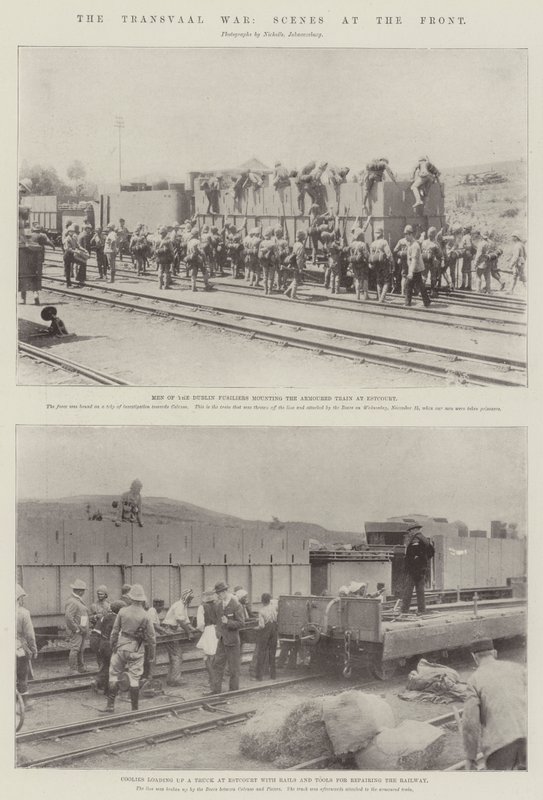 La guerra de Transvaal, escenas en el frente de English Photographer