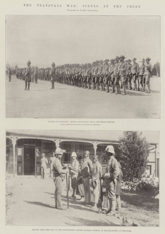 La guerra de Transvaal, escenas en el frente de English Photographer