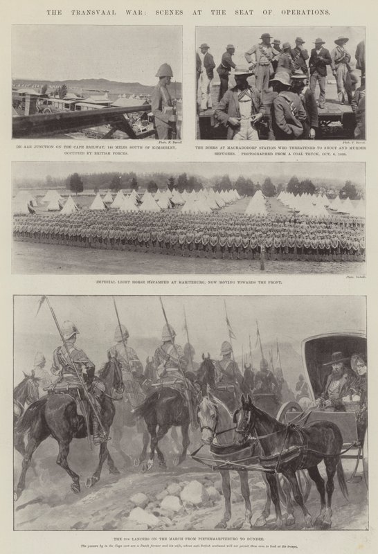 La Guerra del Transvaal, Escenas en el Lugar de las Operaciones de English Photographer