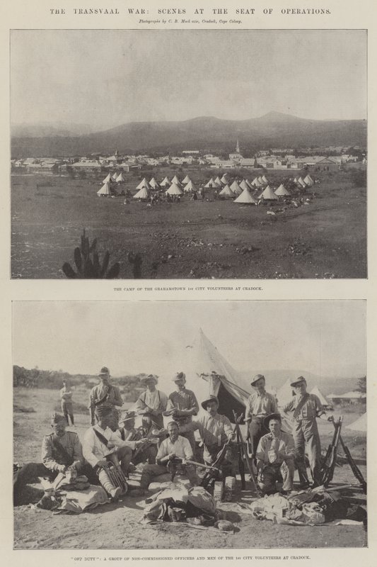 La guerra de Transvaal, escenas en el lugar de operaciones de English Photographer