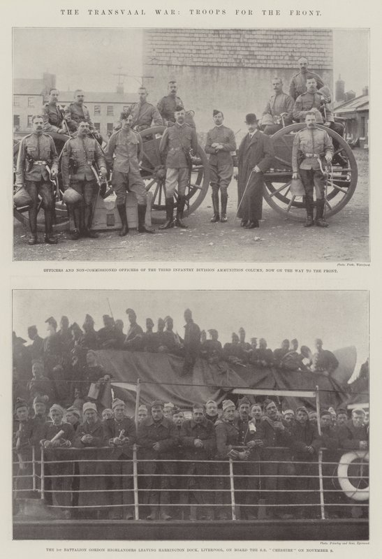 La Guerra del Transvaal, Tropas para el Frente de English Photographer