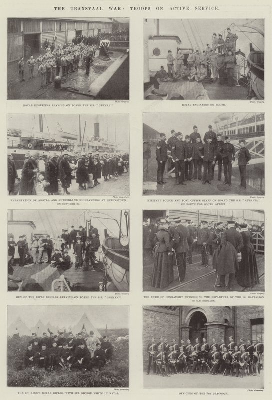 La Guerra del Transvaal, Tropas en Servicio Activo de English Photographer