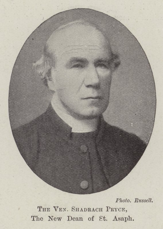 El Venerable Shadrach Pryce, el nuevo decano de St. Asaph de English Photographer