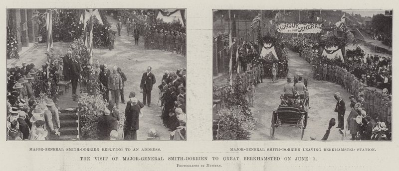 La Visita del Mayor General Smith-Dorrien a Great Berkhamsted el 1 de junio de English Photographer