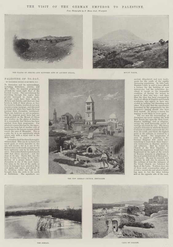 La visita del emperador alemán a Palestina de English Photographer