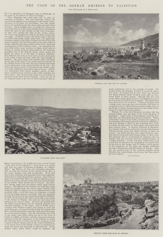 La visita del emperador alemán a Palestina de English Photographer