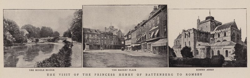 La visita de la princesa Henry de Battenberg a Romsey de English Photographer