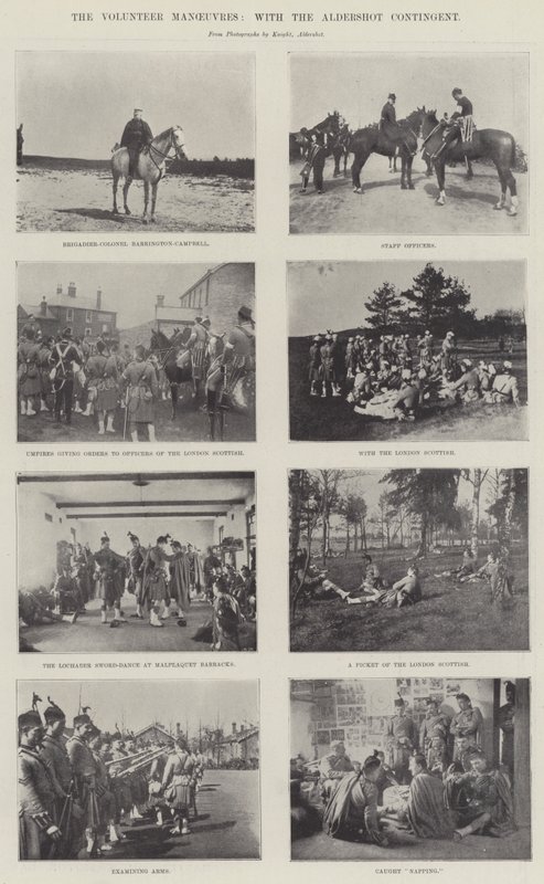Las Maniobras Voluntarias, con el Contingente de Aldershot de English Photographer