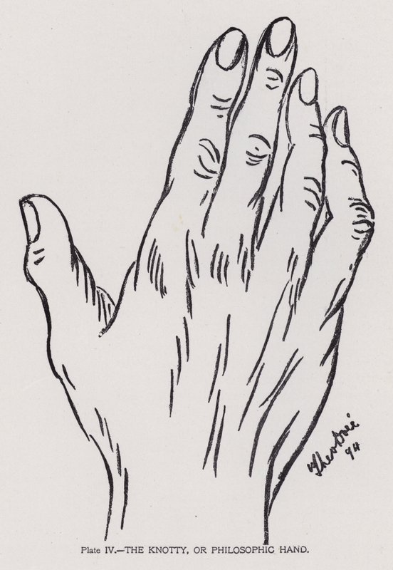 La mano nudosa o filosófica (foto b/n) de English Photographer