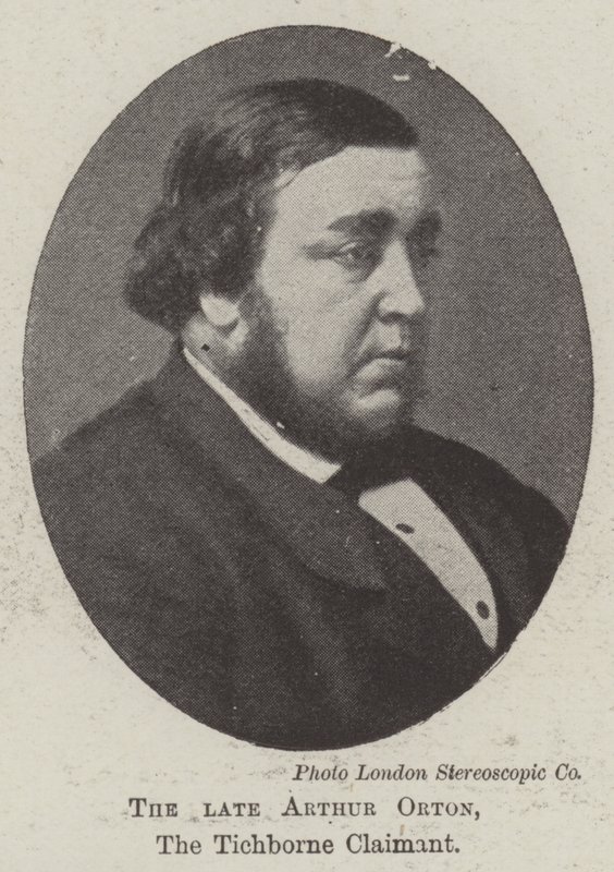 El difunto Arthur Orton, el Reclamante de Tichborne de English Photographer