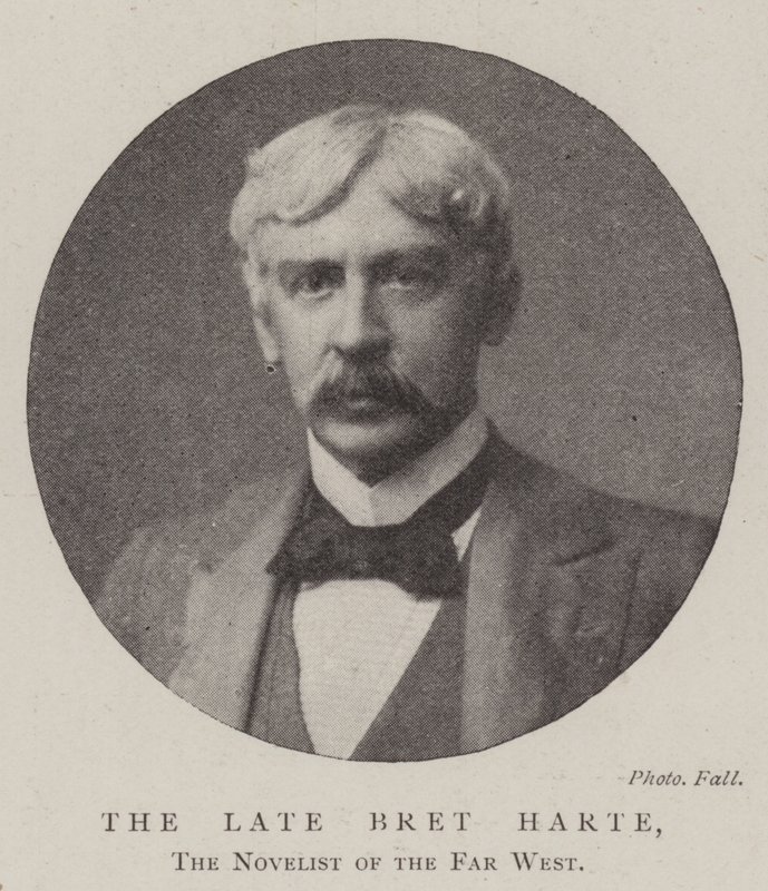 El difunto Bret Harte, el novelista del Lejano Oeste de English Photographer
