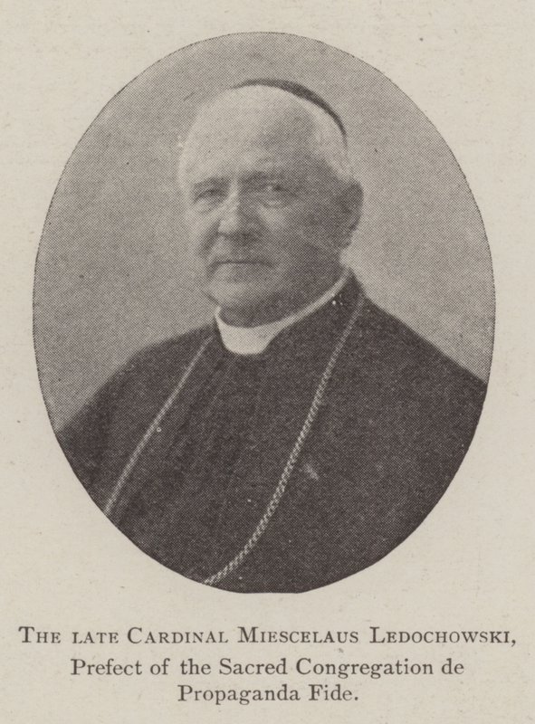 El difunto Cardenal Miescelaus Ledochowski, prefecto de la Sagrada Congregación de Propaganda Fide de English Photographer